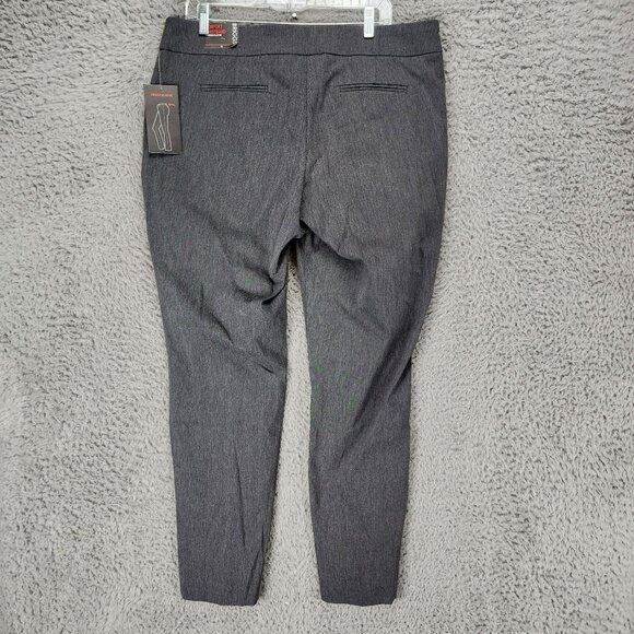 Briggs Pants Womens 16 Gray Stretch High Rise Comfort Waistband Dress NWT - Picture 10 of 16